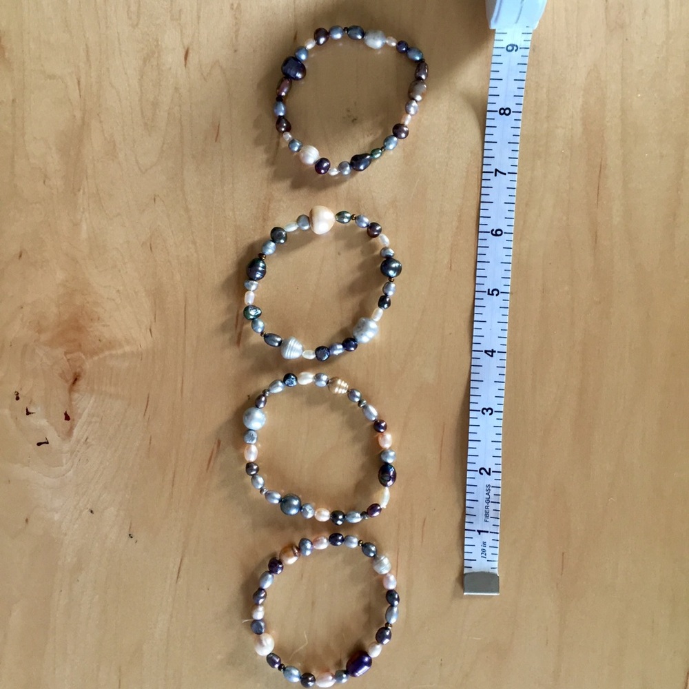 Pearl Bracelet Stack - Picture 6 of 6